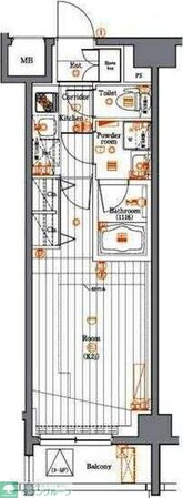PREMIUM CUBE目黒東山♯moの物件間取画像
